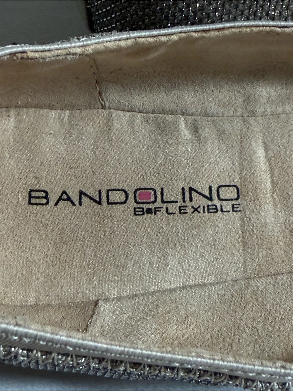 Bandolino Edition Metallic Shimmer Ballet Flats Size 8.5M